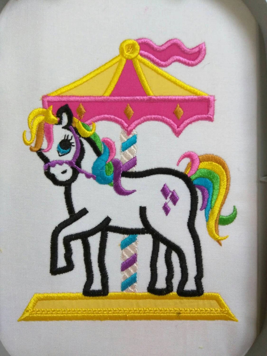 Carousel Horse Applique