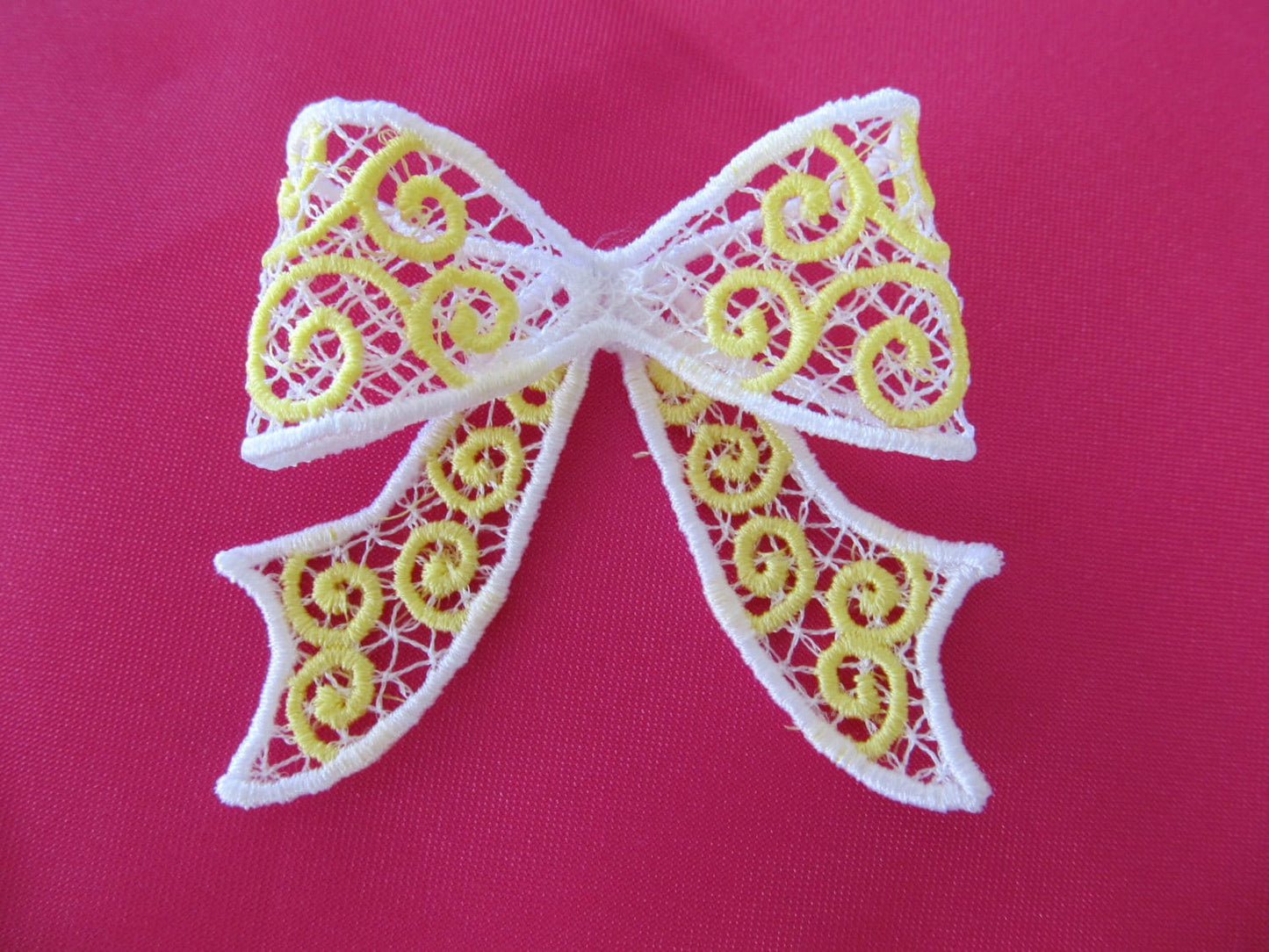 Curl Swirl Bow with Crown FSL