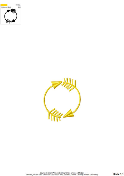 Arrow Set and Font