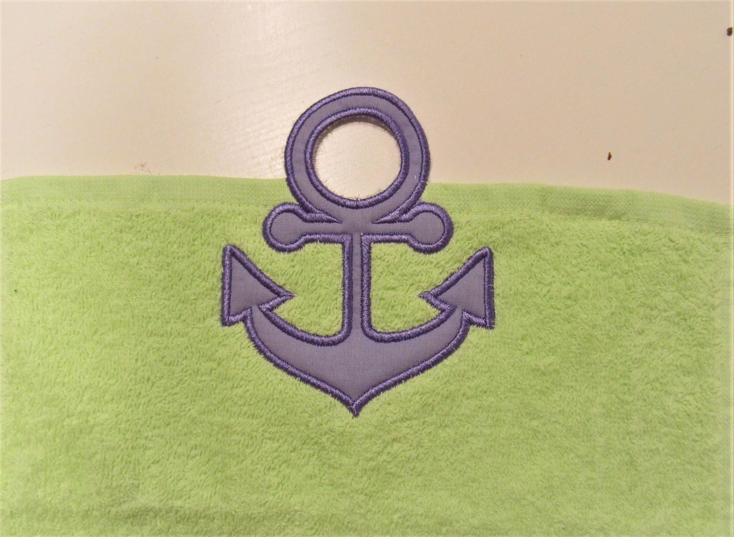 Nautical Anchor Towel Topper