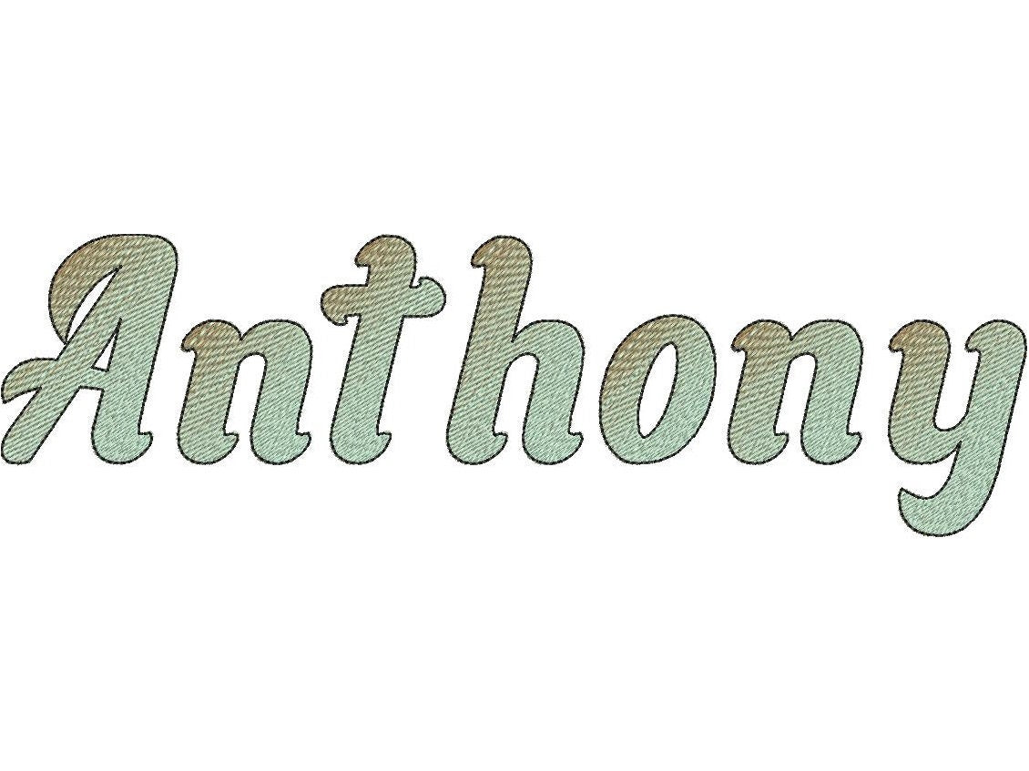 Iridescent 2-Color Gradient Ombre Font