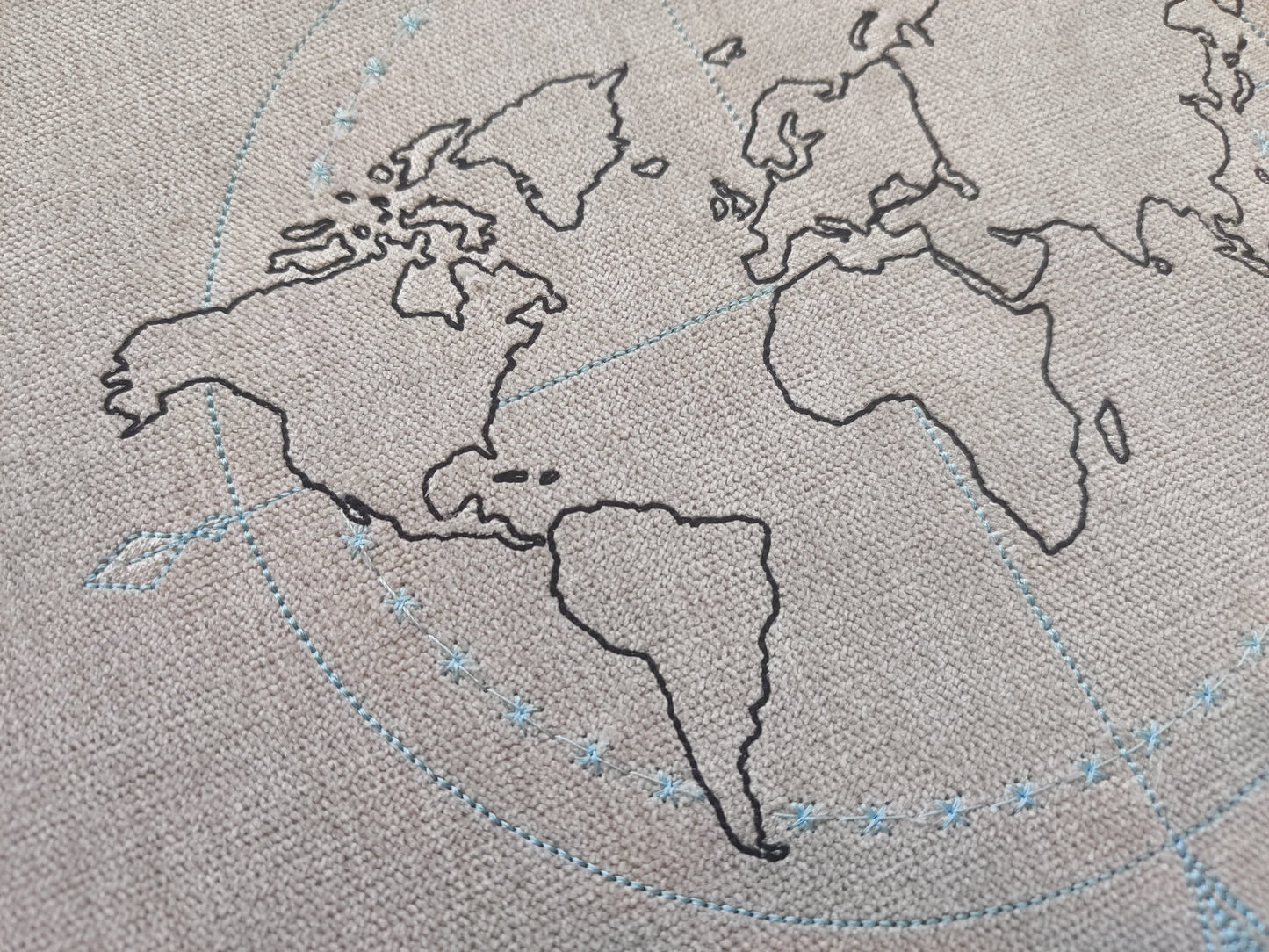 Compass Wanderlust World Map Globe