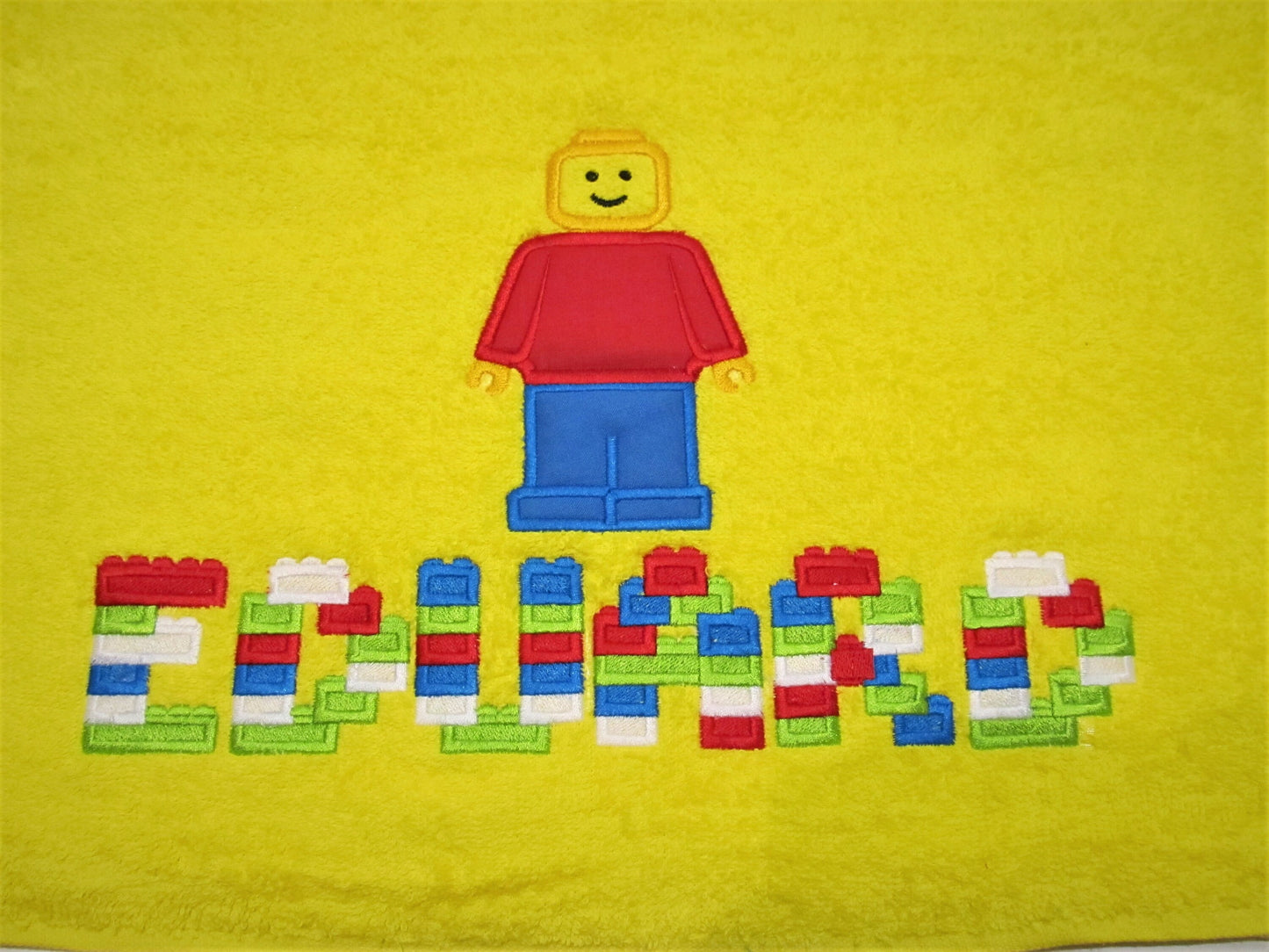 Bricks Fill Stitch Block Font