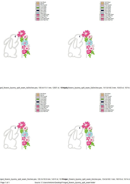 Little Easter Bunny Fringed Flower