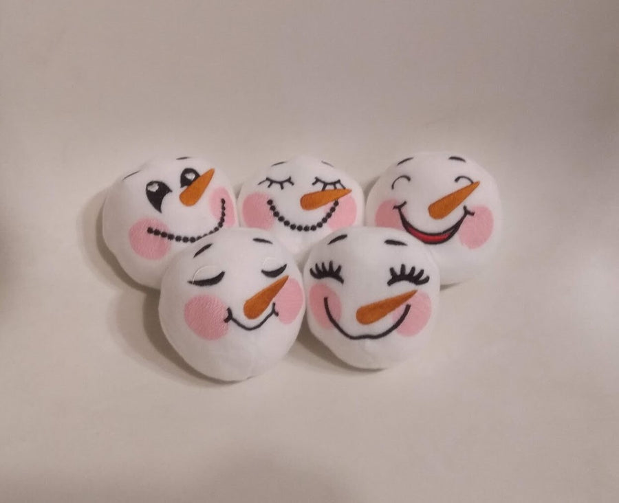 Snowman Face Snowball ITH