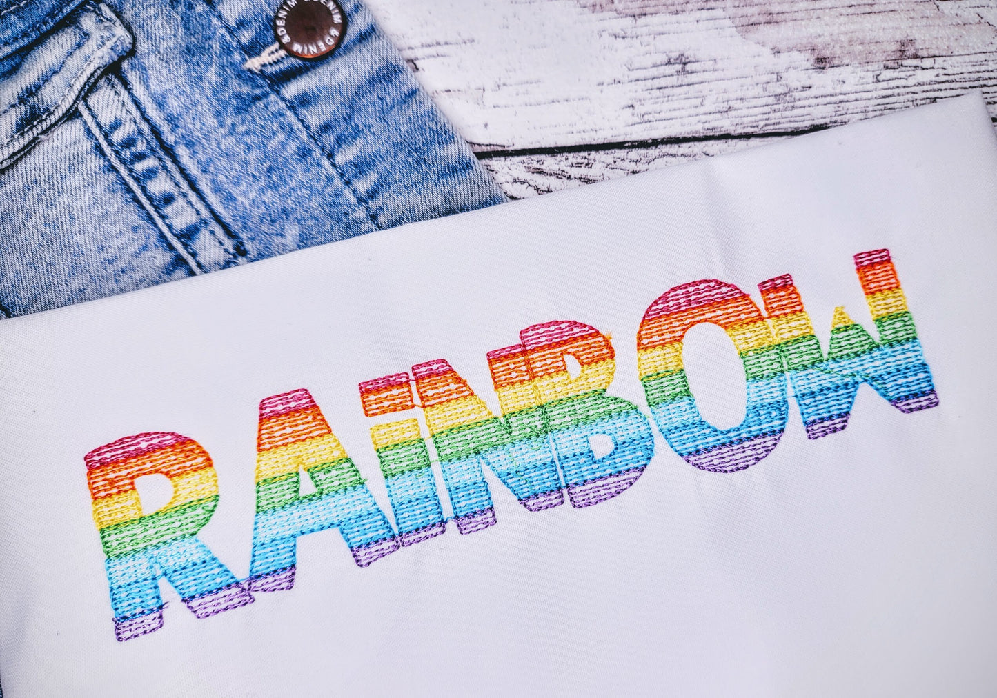 Rainbow Quick Sketch Fill Font