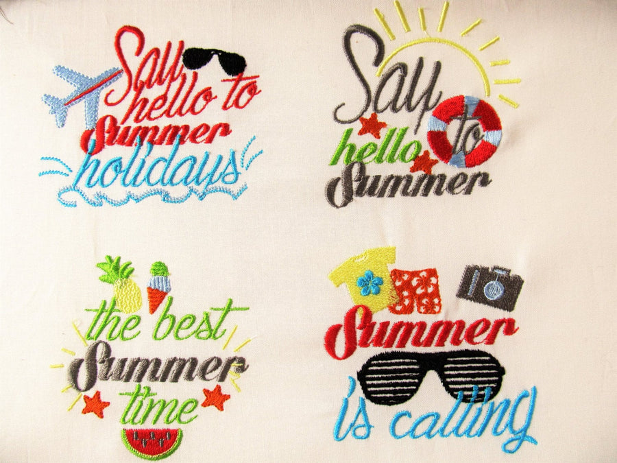 Summer cute quotes, summertime holiday sayings, bath towel summer