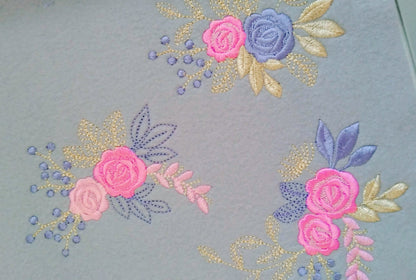 Mini Lace Urban Flower Accent Set