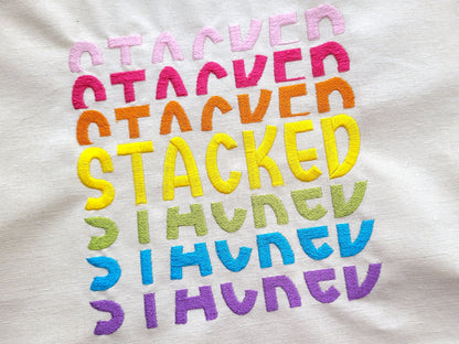 Awesome Stacked Font