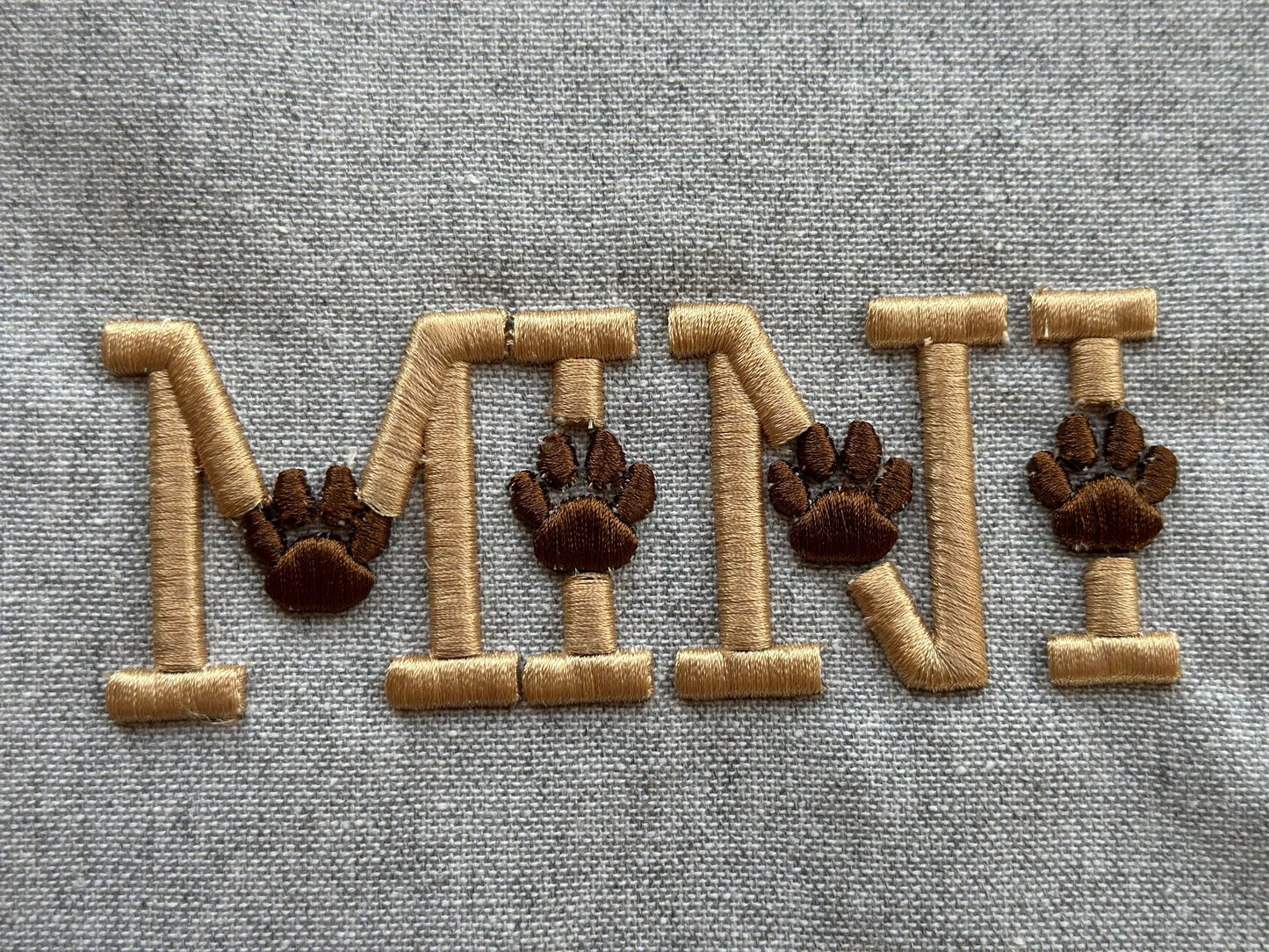 Puff Puffy Foam Dog Cat Paw Font