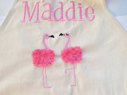 Fringed Flamingo Set of 2