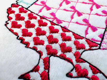 Patchwork Patterned Farm Chicken