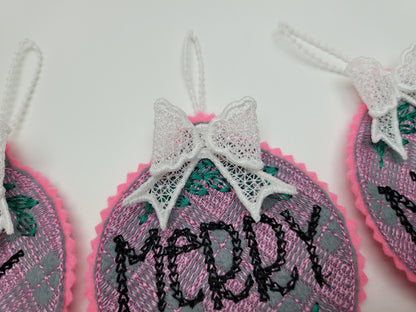 Christmas Ornament Hanger Bow FSL