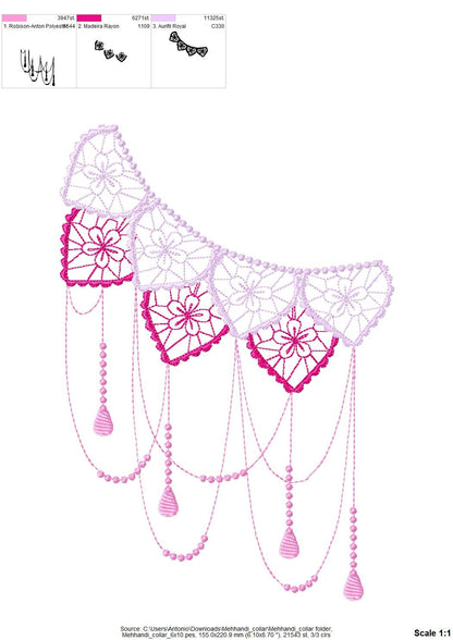 Mehndi Necklace Design