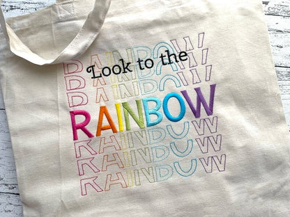 Stacked Font satin stitch and outline trend alphabet letters awesome