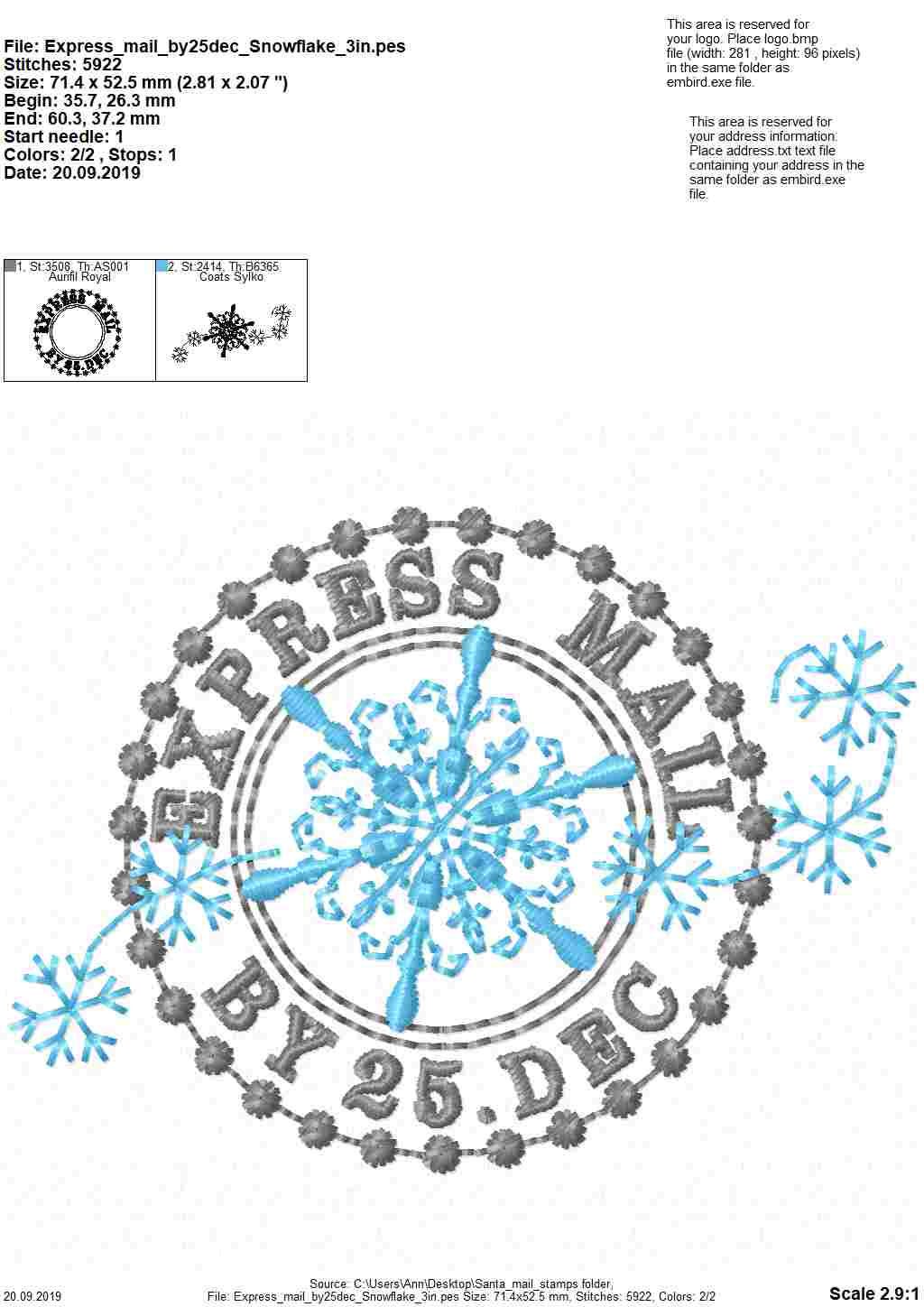 Reindeer Mail Express Stamp Set