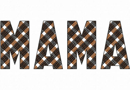 Gingham Block Athletic Varsity Font