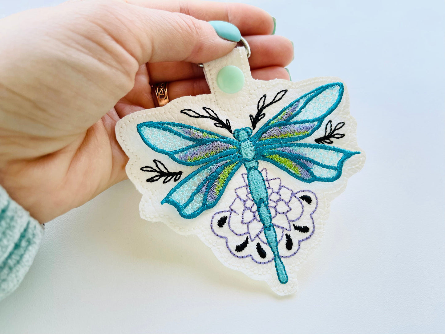Dragonfly 3D Dimensional Keychain
