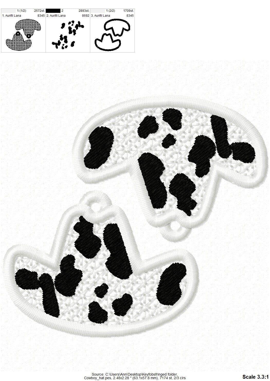 Cowboy Cowgirl Boots and Hat Earrings