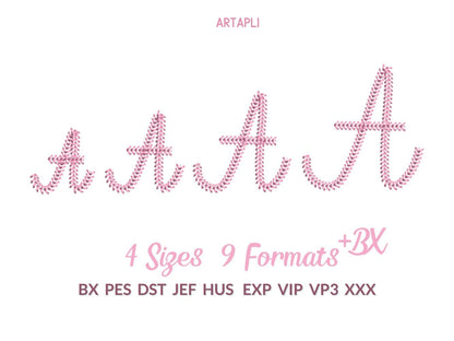 Sports Baseball Stitch Hanwritten Font