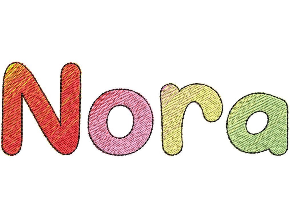 Iridescent 2-Color Rounded Font