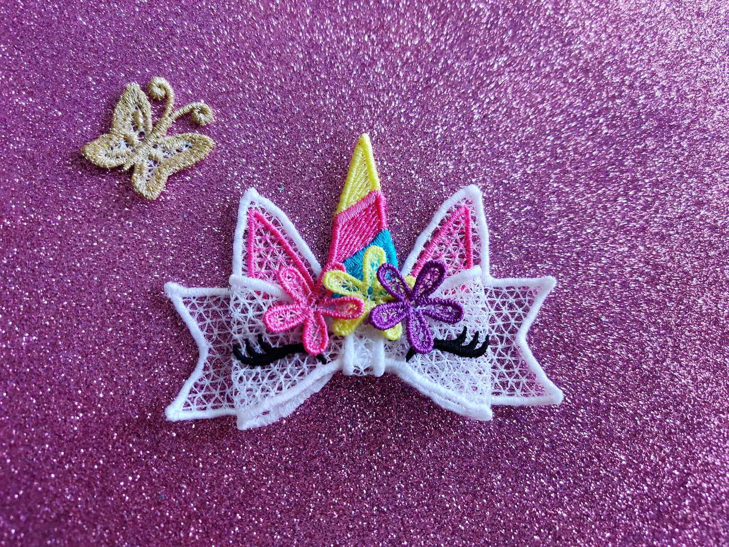 Unicorn Double Layer Big Bow FSL