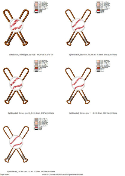 Sports Baseball Bats And Ball Softball