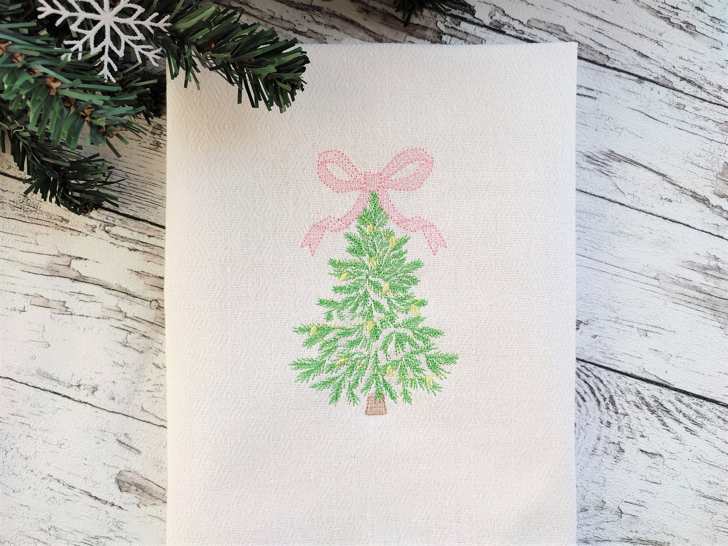 Vintage Baby Bow Christmas Tree