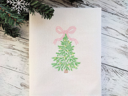 Vintage Baby Bow Christmas Tree