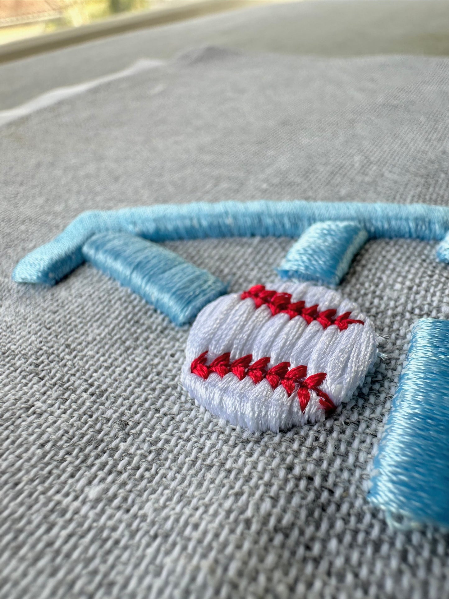 Puffy Puff Foam Baseball Font