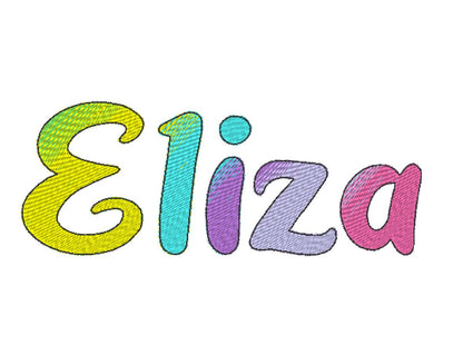 Iridescent Ombre Font Chico