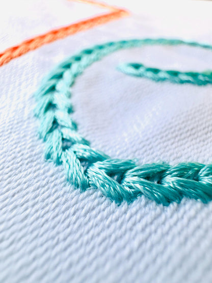 Bold Chain Stitch Font Jelly