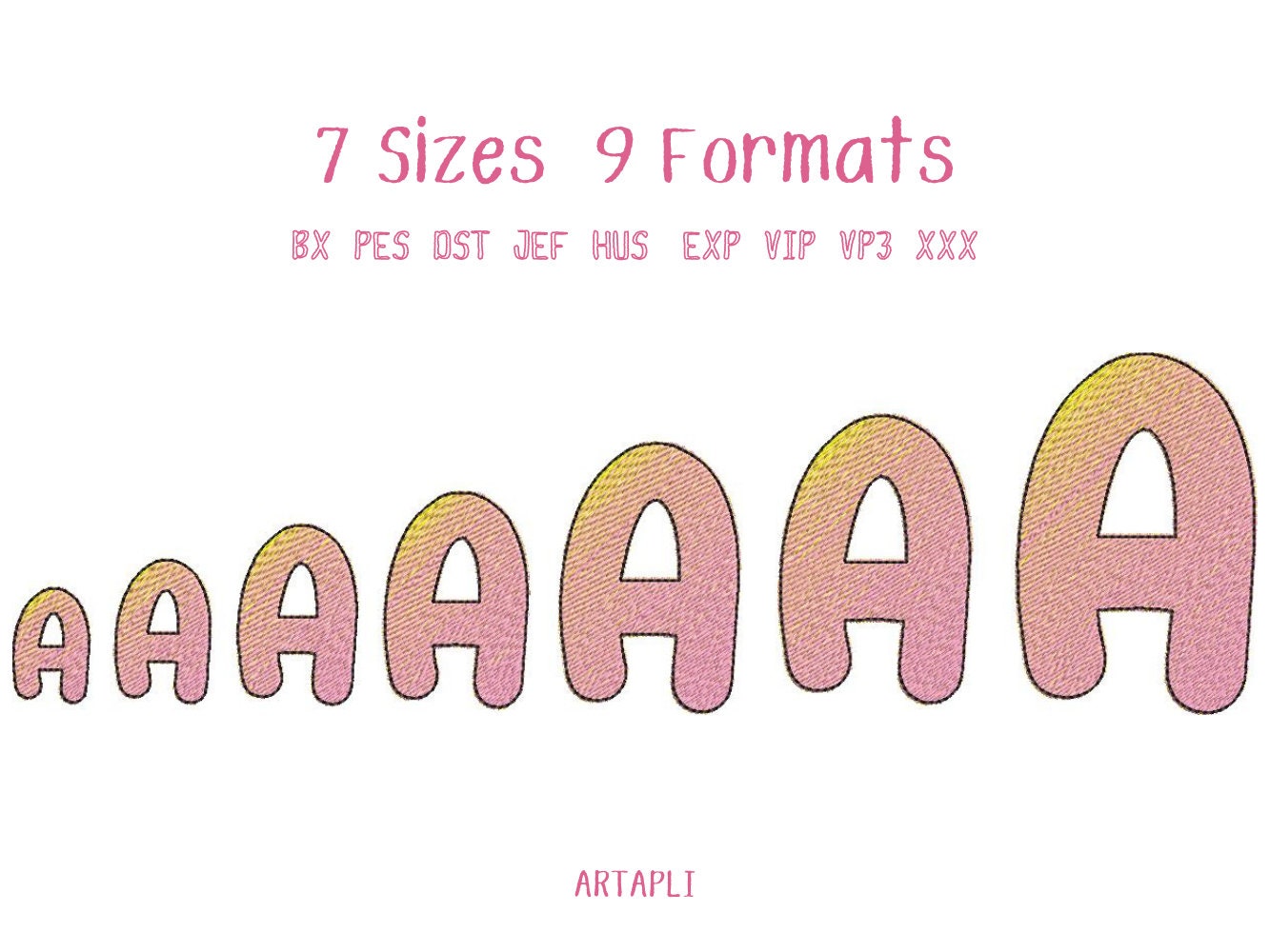 Iridescent 2-Color Rounded Font