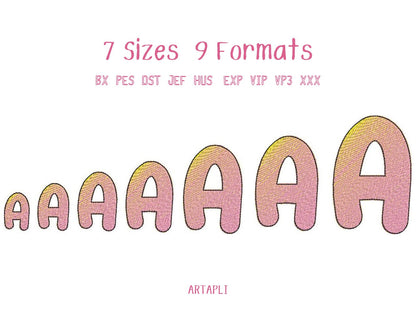 Iridescent 2-Color Rounded Font