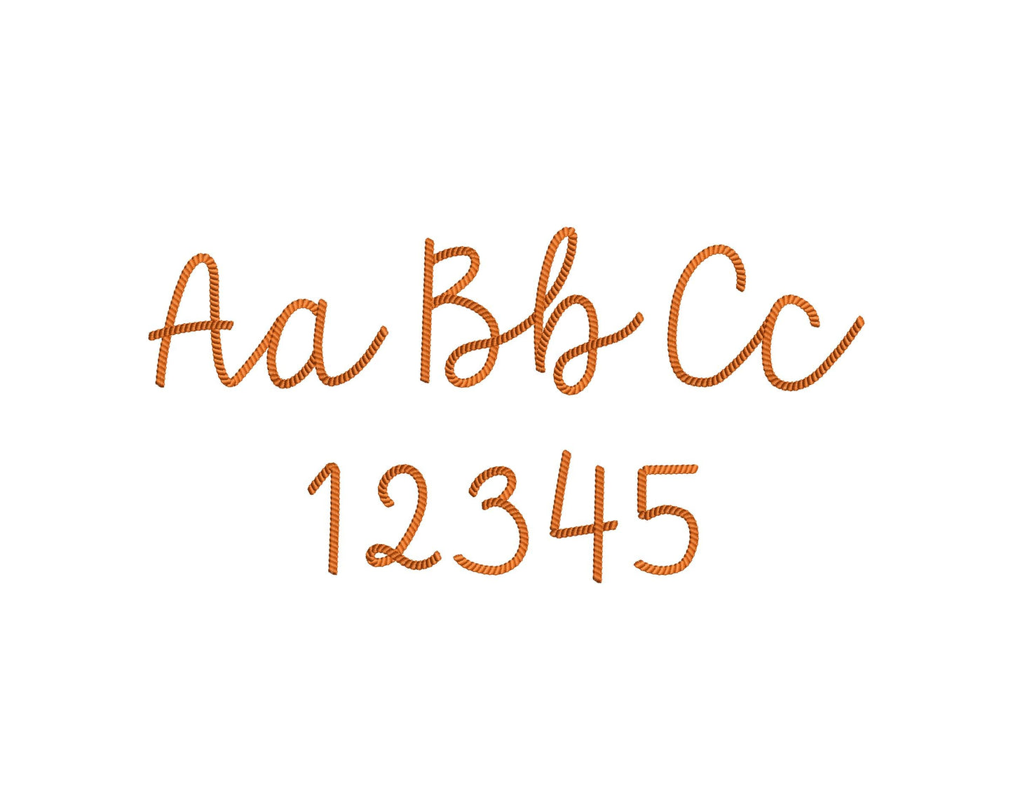 Rope Stitch Font Rodeo Horse