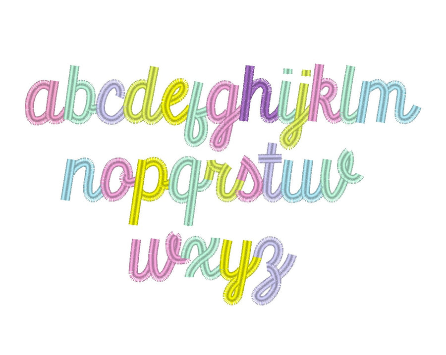 Fringed Handwritten Font Andrea