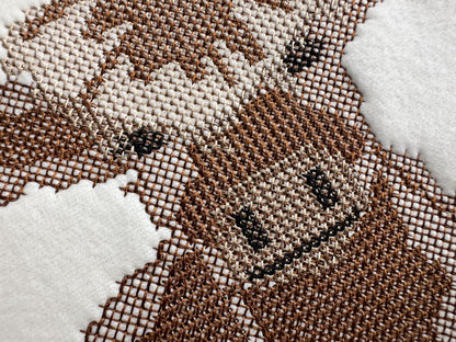 Cross Stitch Little Cow Bull