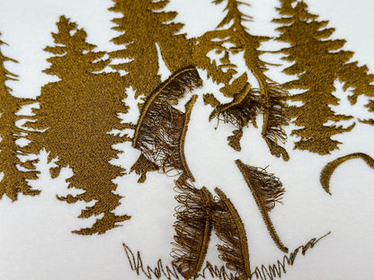 Fringed Bigfoot Yeti Sasquatch