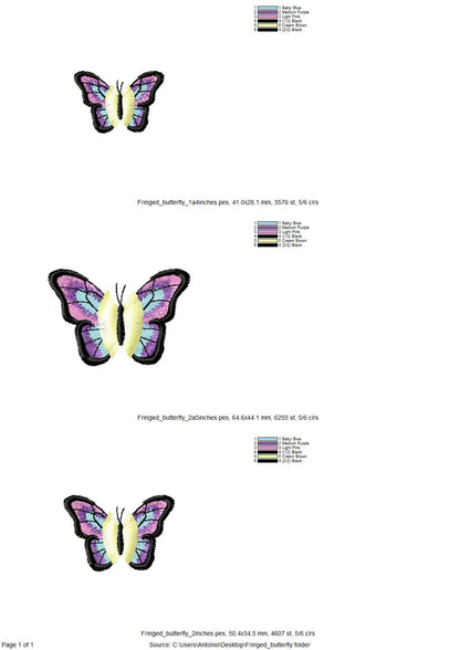 Mini Fringed Butterfly