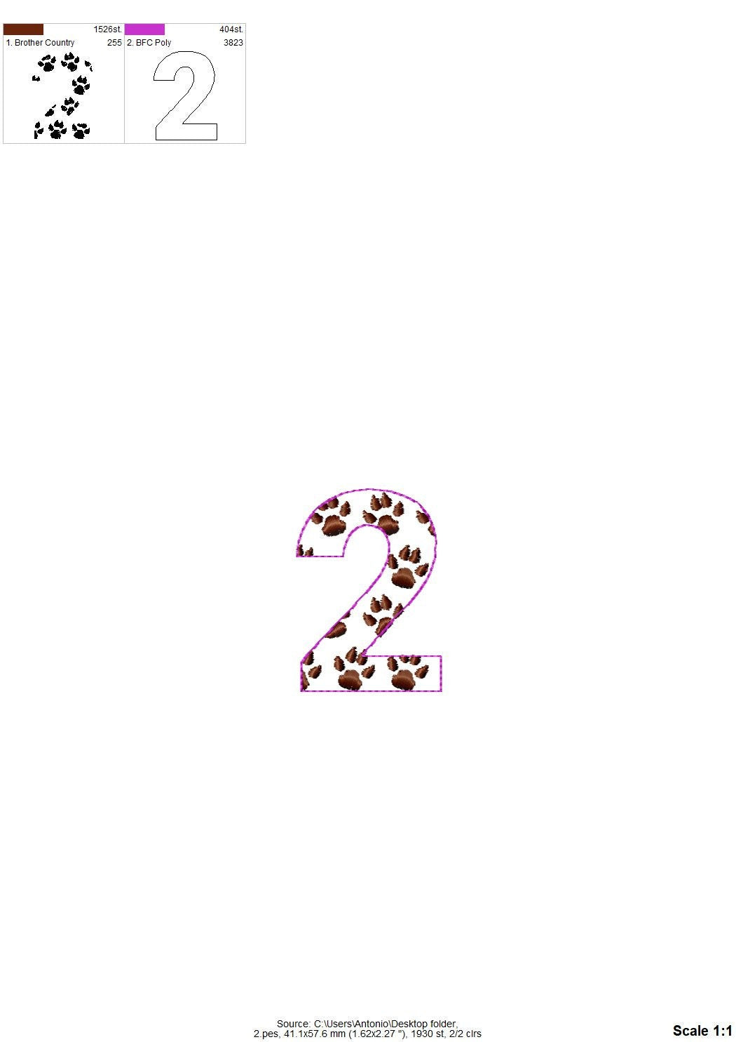 Dog Puppy Paw Patterned Font