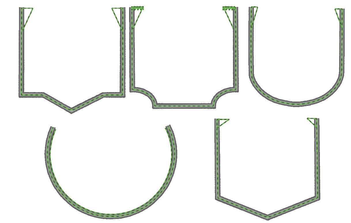 Real Chest Pocket Applique