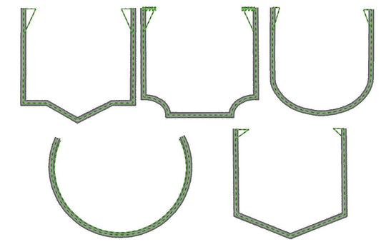 Real Chest Pocket Applique