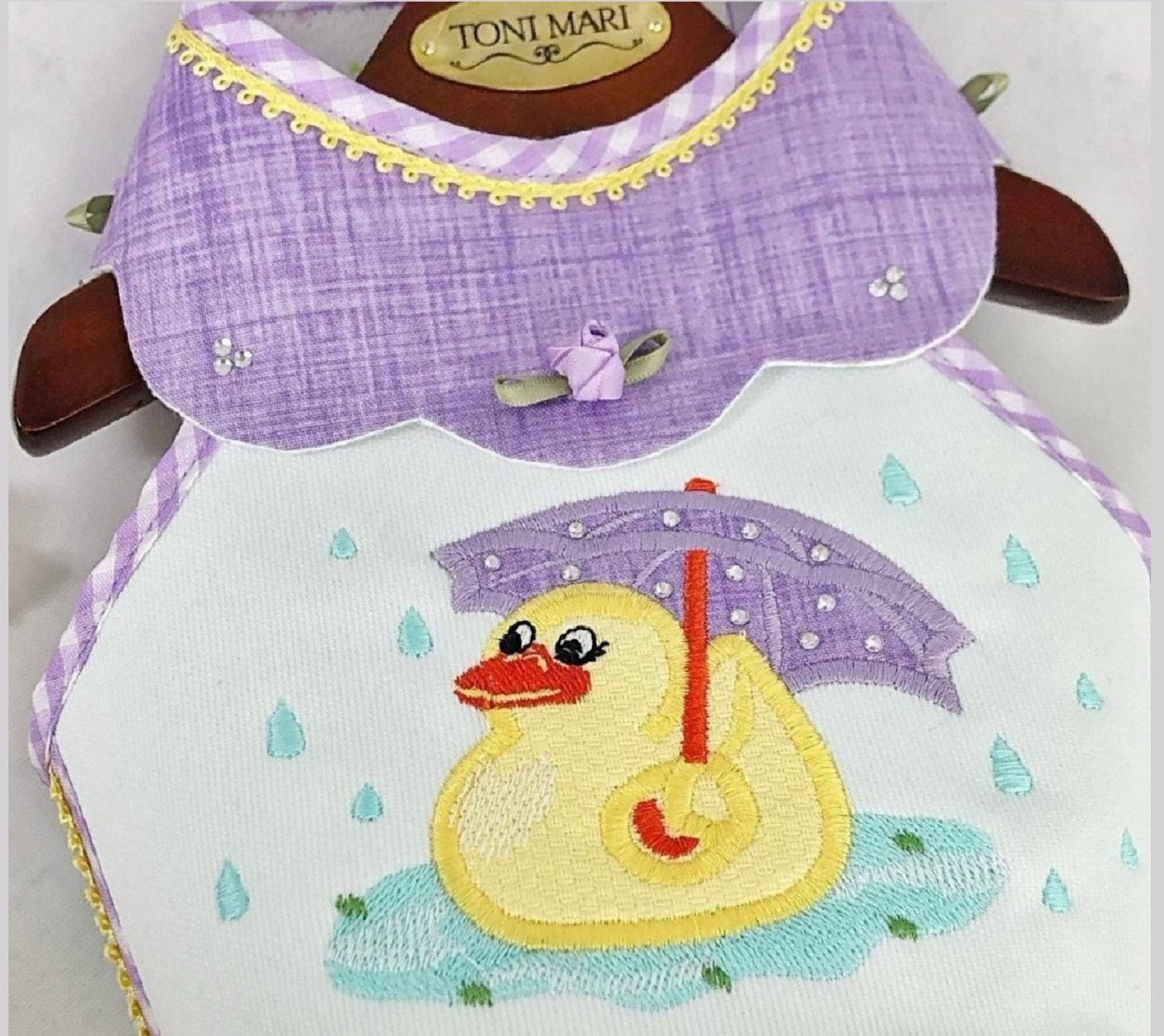 Rainy Day Bath Duck with Umbrella
