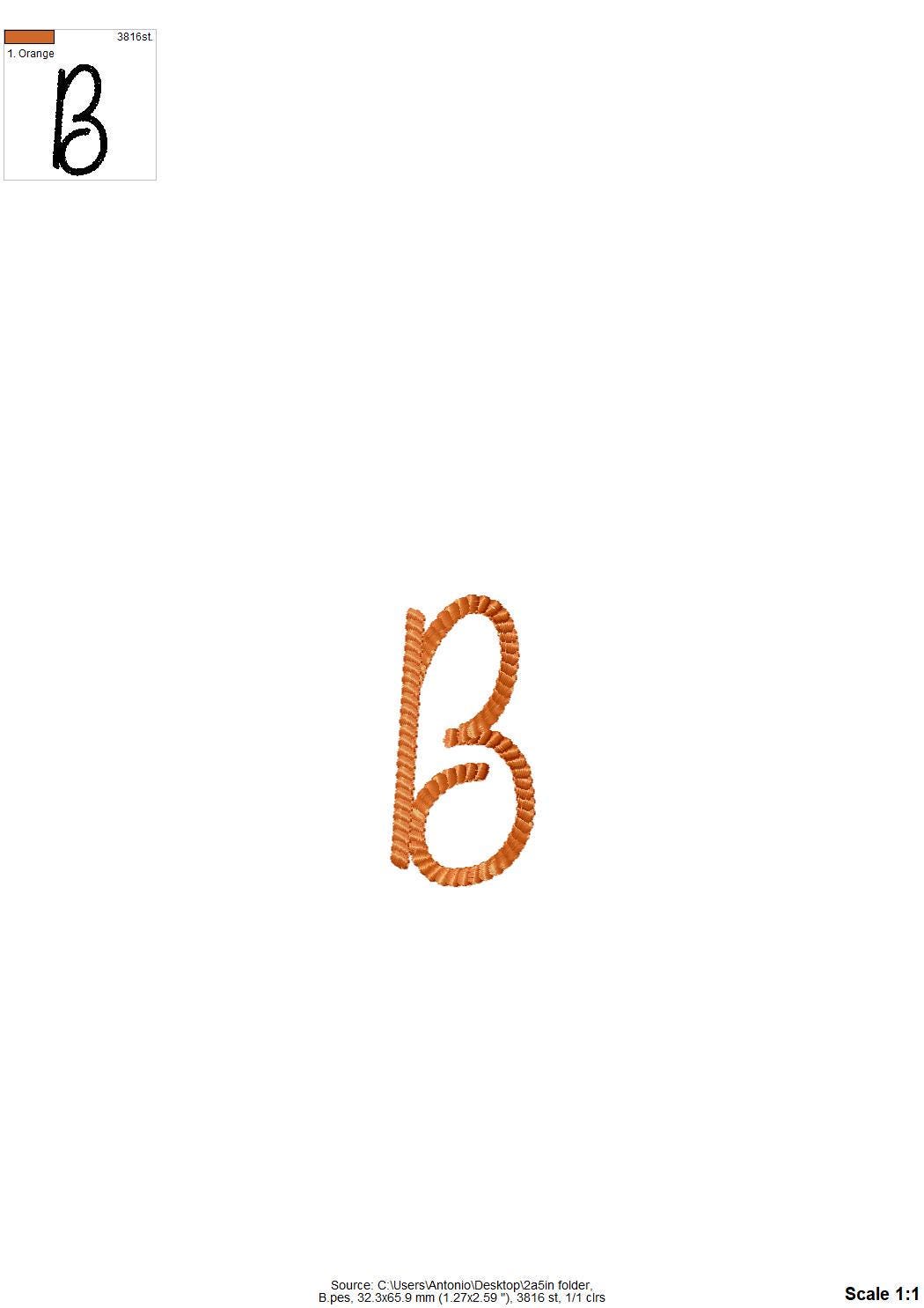 Handwritten Rope Stitch Font Sandy