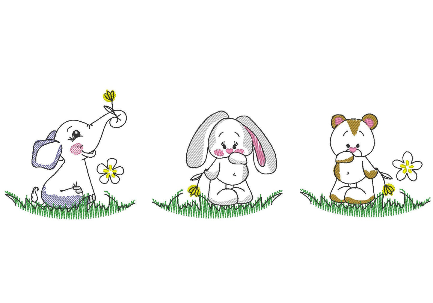 Sketch Stitch Baby Nursery Set