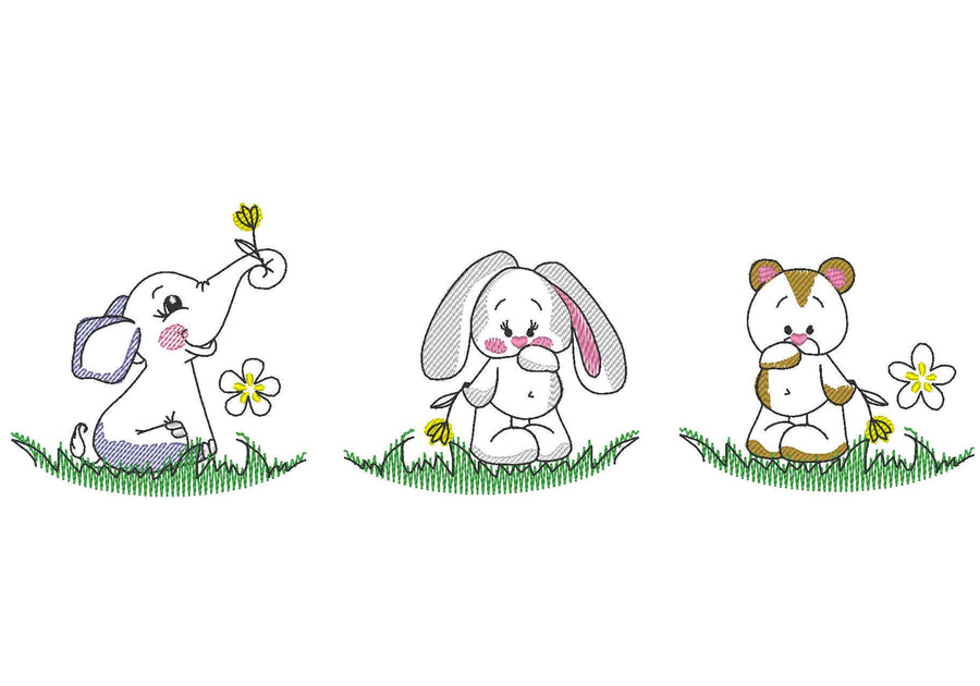 Sketch Stitch Baby Nursery Set