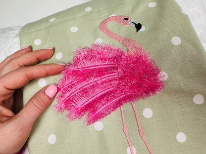 Big Fringed Feather Flamingo
