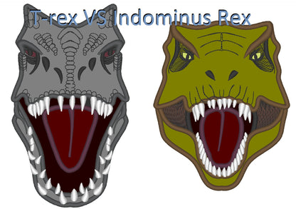 T-Rex Indominus Face Applique