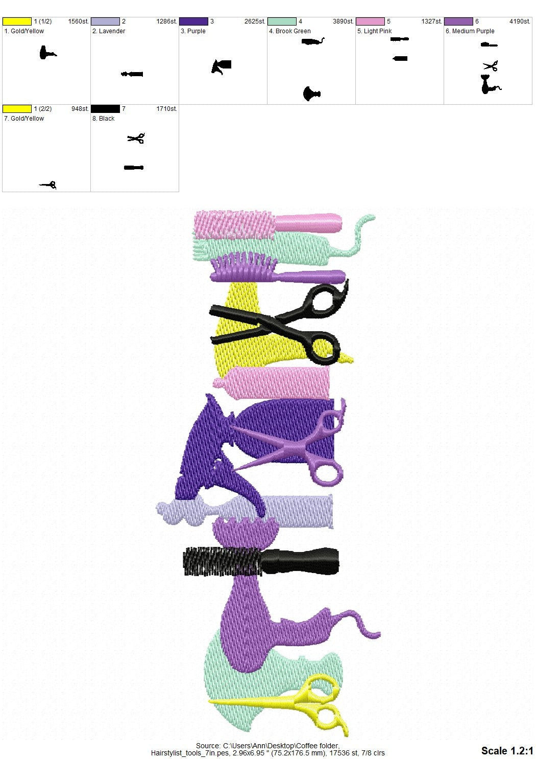 Hairstylist Hairdresser Tools