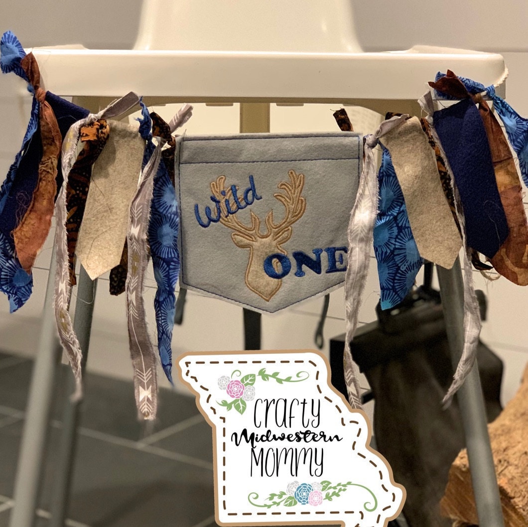 Buck Deer Head Applique